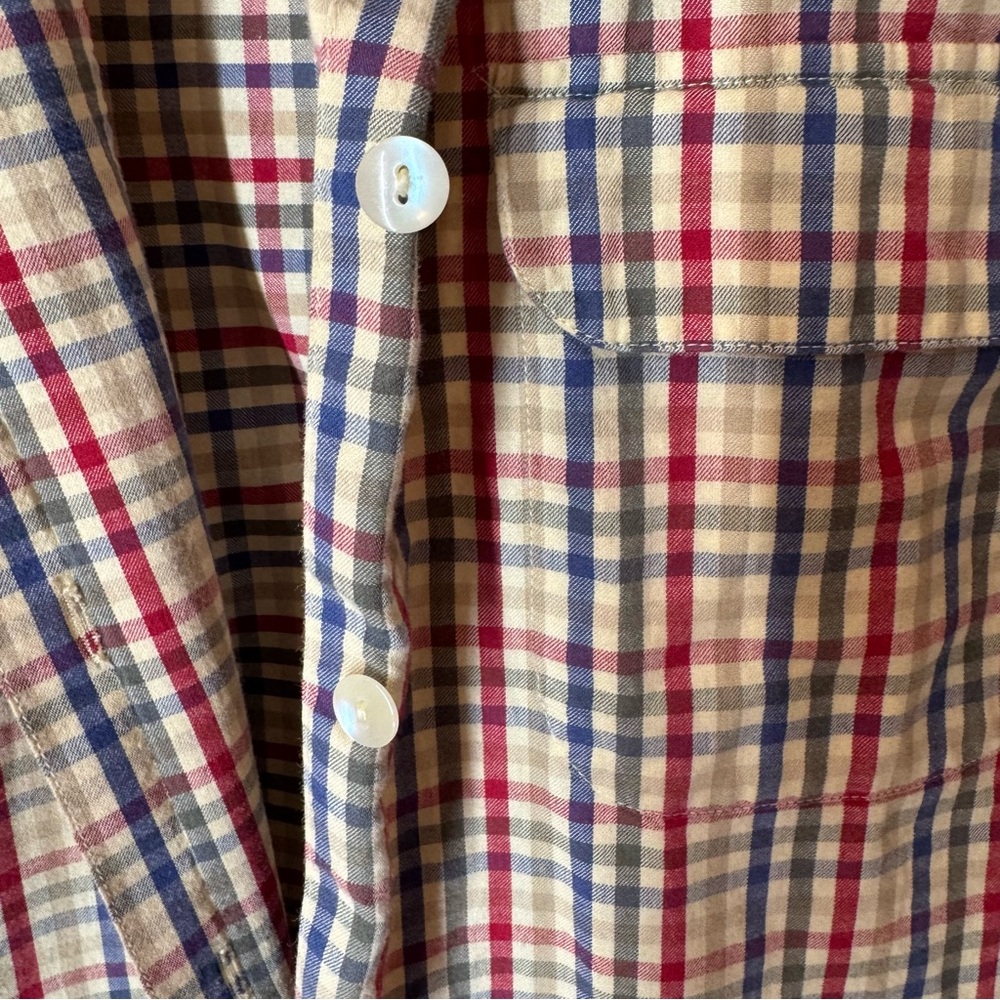 Vintage Women's Talbots Plaid Button Down - Picture 3 of 5